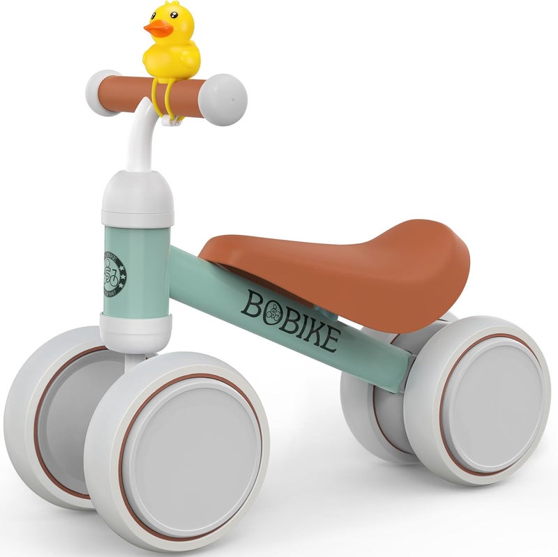 Bobike Baby Balance Bike Toys for 12-36 Months Kids Toy Boy Girls Gifts Toddler Best First Birthday Gift Children Walker No Pedal Infant 4 Wheels Bicycle (Light Green) - Image 1